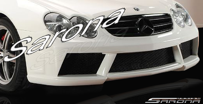 Custom Mercedes SL  Convertible Front Bumper (2003 - 2008) - $680.00 (Part #MB-049-FB)